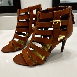 Ralph Lauren leather heel